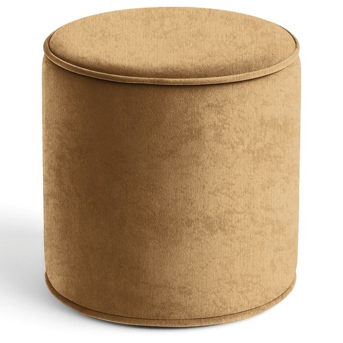 Velvet foot rest stool pouffe - velvet,