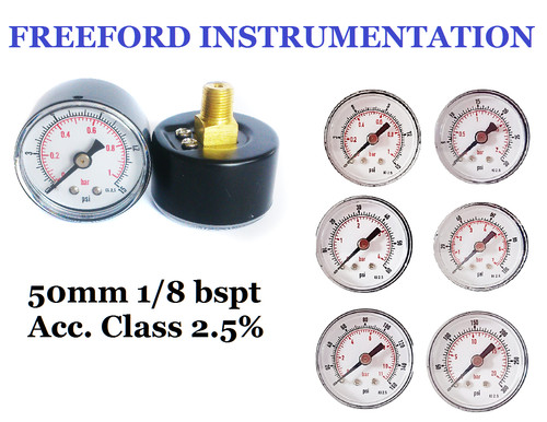 Pressure gauge 50mm dial - gauge,