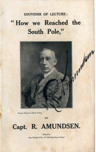 Roald amundsen signed - roald,