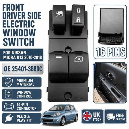 Electric power window button - power,