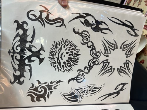 Vintage tribal tattoo flash - tattoo,