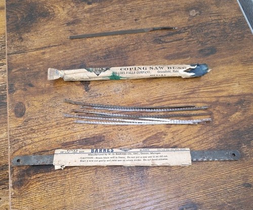 Miller falls coping saw - falls, blades