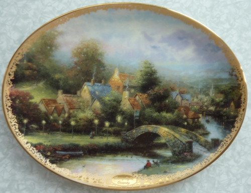 Thomas kinkade plate of - thomas,