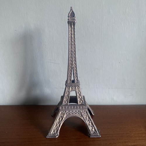 Vintage metal eiffel tower - vintage,