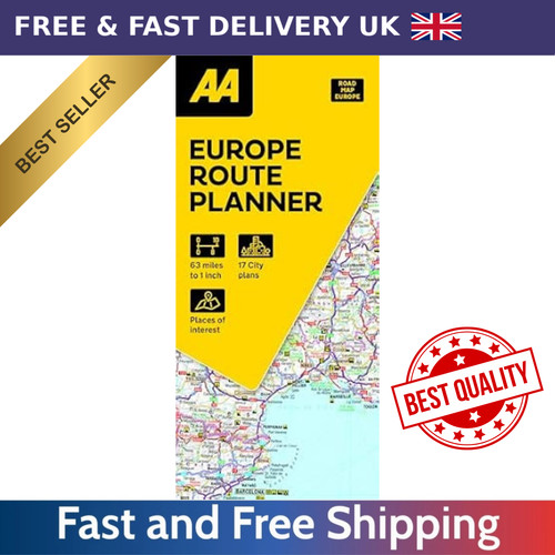 European route planner map - aa,