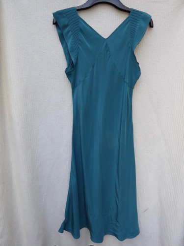 Lovely teal blue silk short - teal,