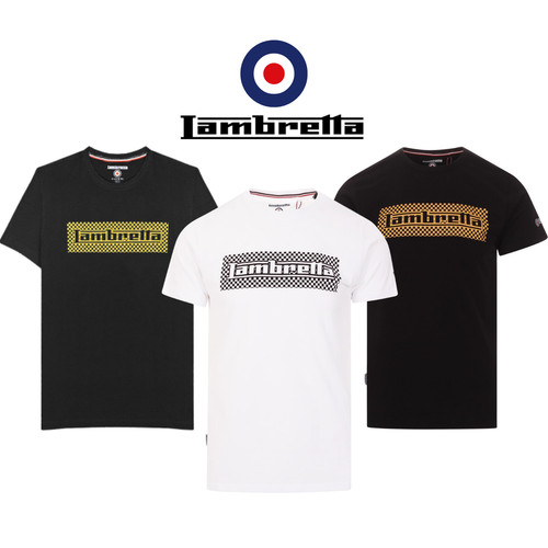 Mens lambretta shirt round - lambretta, t-shirt