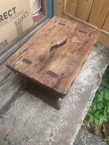 Vintage wooden stool - stool, handmade