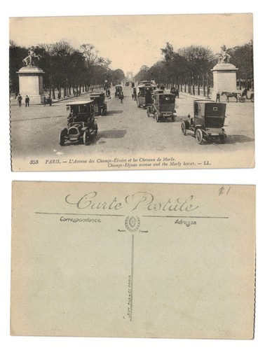 Postcard paris - postcard,