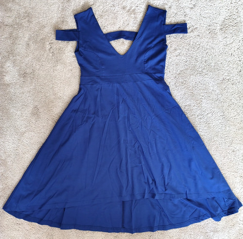 Missfiga blue summer dress - blue, dress-