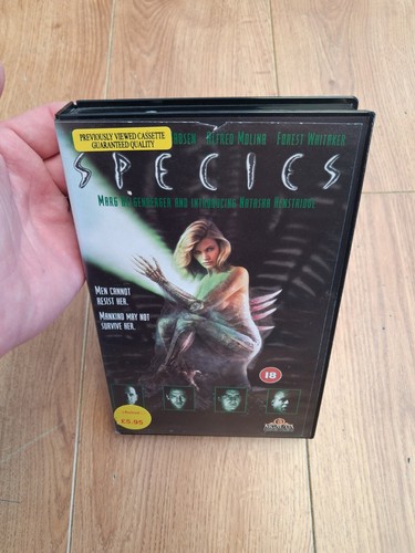 Species vhs video tape - species,