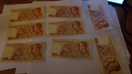 Belgian banknote lot - belgian,
