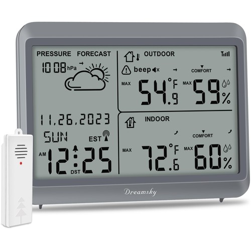 Weather station indoor outdoor - weather,