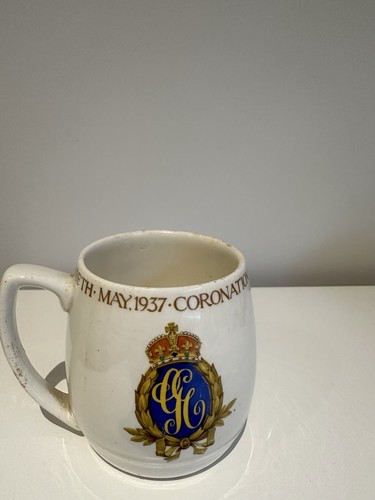 1937 coronation mug king - coronation,