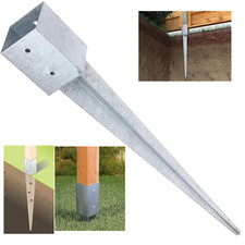 4x4in fence post support spike - support,