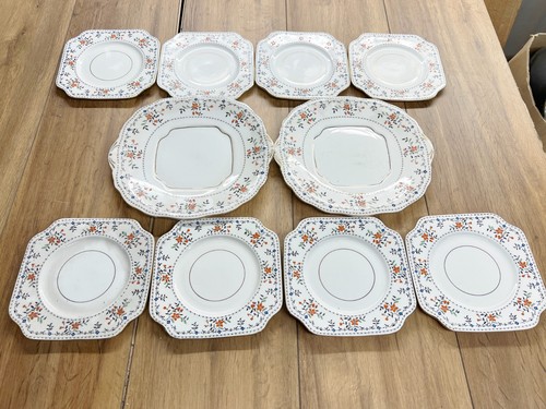 Vintage piece floral square - 10,