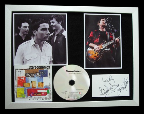 STEREOPHONICS+SIGNED+FRAMED+WO