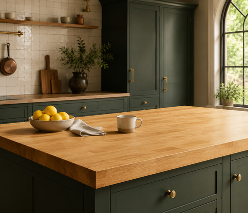 Solid prime oak wooden kitchen - solid,