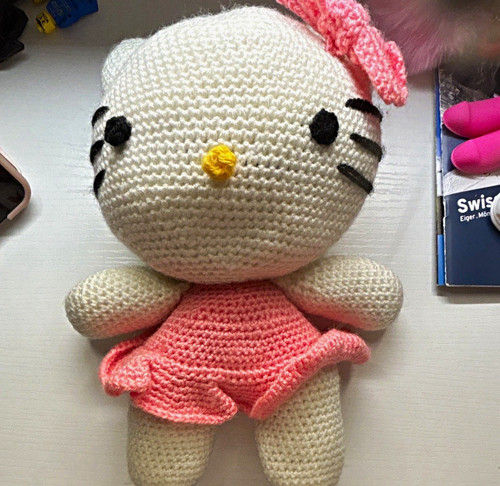 Handmade crochet hello kitty - handmade,