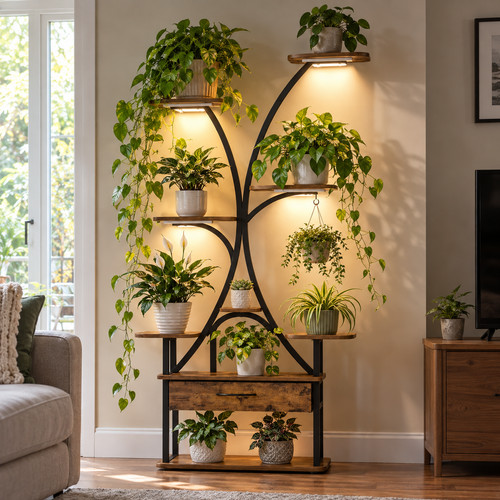 Plant stand indoor tier - plant, 9
