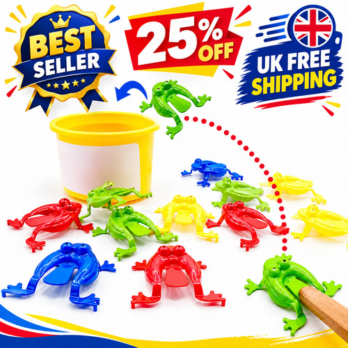 20x plastic jumping - frog, toys