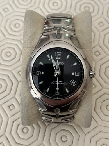 Seiko kinetic auto relay watch