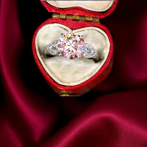 Lab grown diamond wedding ring - diamond,