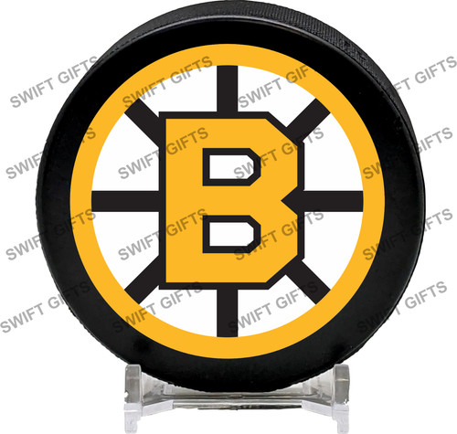 Boston bruins ice hockey puck - boston,