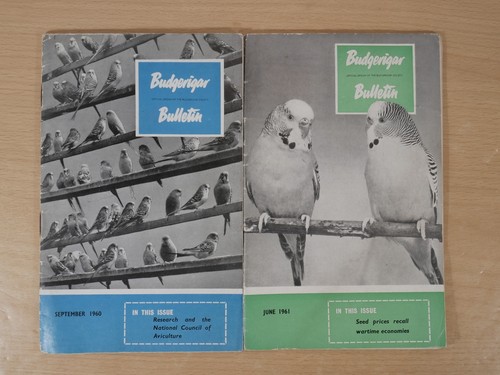 Vintage budgerigar bulletin - vintage,