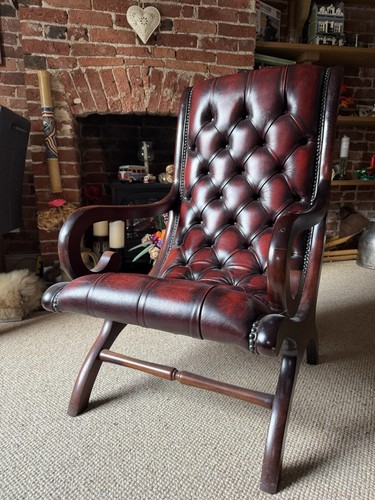 Oxblood burgundy chesterfield - oxblood,,