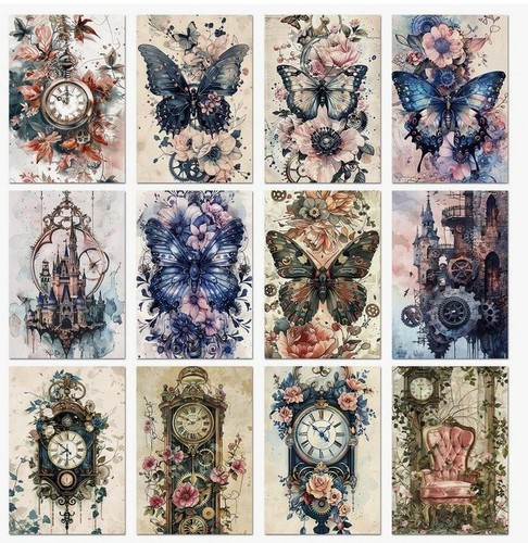 Sheets vintage scrapbook - 12,