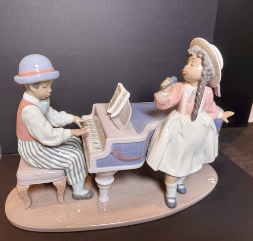 Retired lladro jazz band duo - retired,
