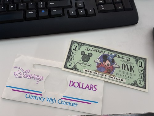 Disney dollar rare - 1, dollar,