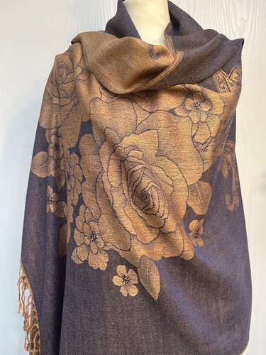 Pashmina big floral patten - pashmina,