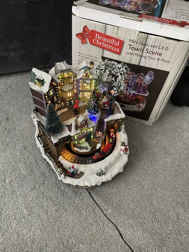 Fibre optic christmas village - fibre,