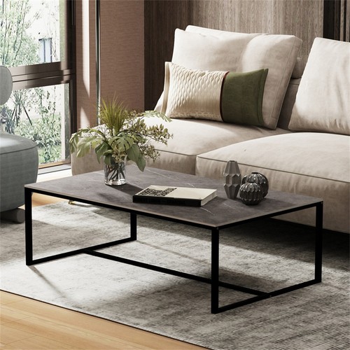 Sintered stone coffee table - sintered,