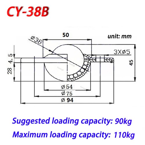 Casters transfer units - cy-b,