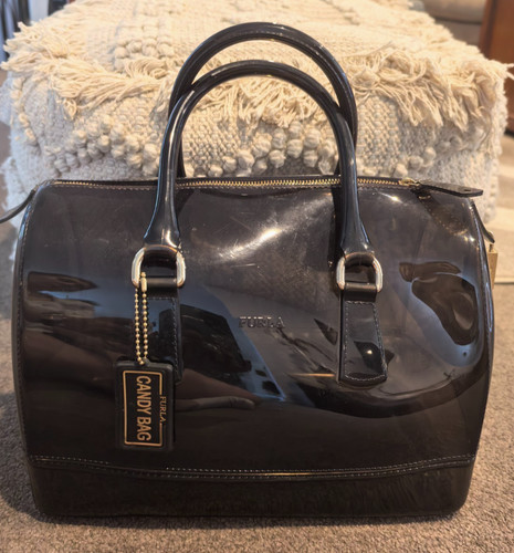 Authentic furla black candy - furla,