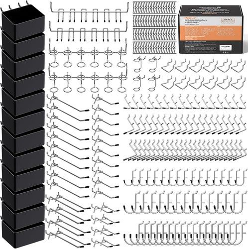 Incly 278pcs pegboard - incly,