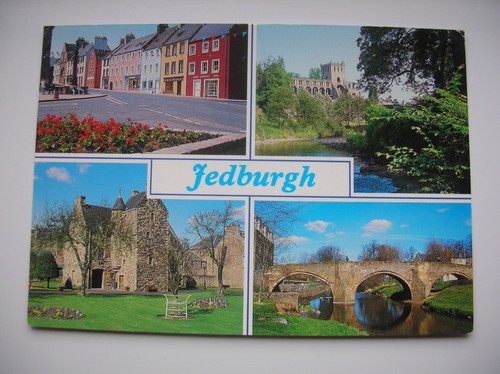 Jedburgh postcard abbey - -,
