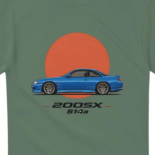 Nissan 200sx s14a shirt - s14a,