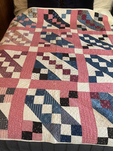 Vintage quilt handmade - quilt,