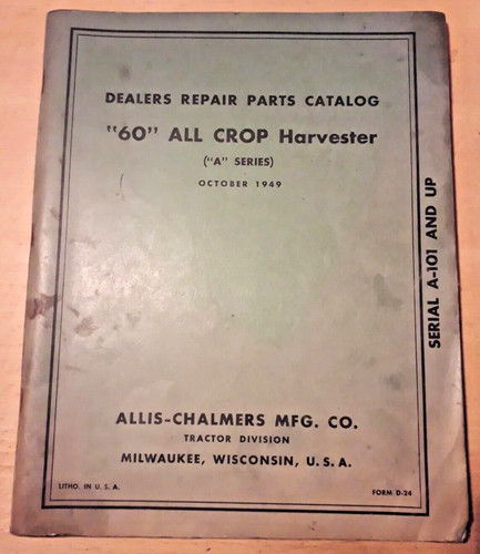 Allis chalmers dealers repair - allis,