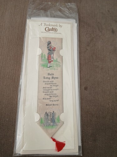Cash ltd woven bookmark - &,