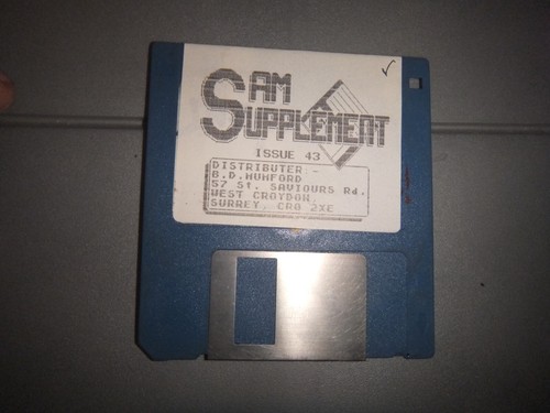 Sam supplement disk - supplement,