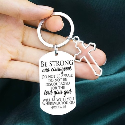 Bible scripture verse keyring - bible,