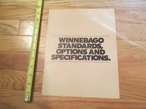 Winnebago standards options - winnebago,