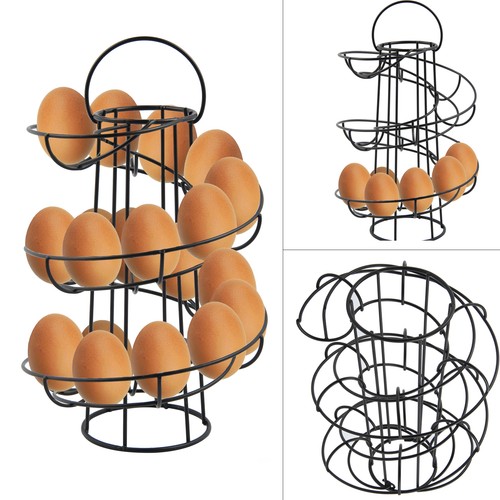 Chrome spiral egg - chrome,