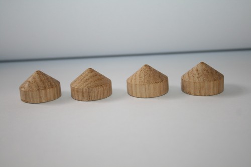 Oscarsaudio oak cone feet - oscarsaudio,
