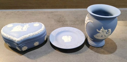 Wedgwood jasper ware trinket - wedgwood,